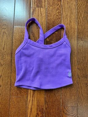 Free People Ribbed Cropped Tank Top